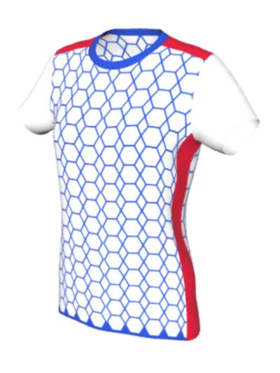 Maglia Volley Femminile Grafica Definita Personalizzabile - Stile 006