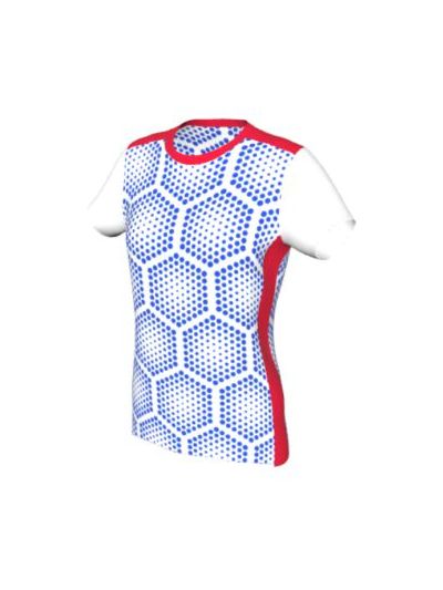 Maglia Volley Femminile Grafica Definita Personalizzabile - Stile 010