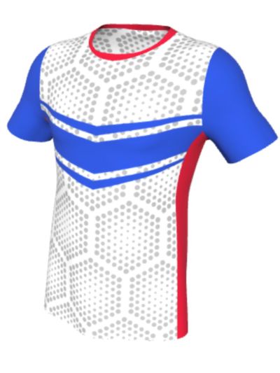 Maglia Padel Grafica Definita Personalizzabile - Stile T059