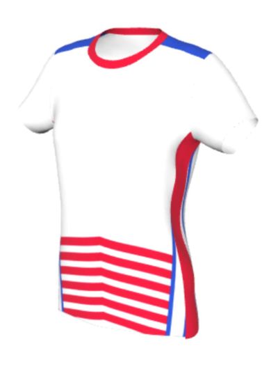 Maglia Volley Femminile Grafica Definita Personalizzabile - Stile 015