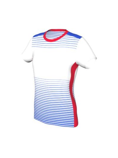 Maglia Running Femminile Grafica Definita Personalizzabile - Stile 016