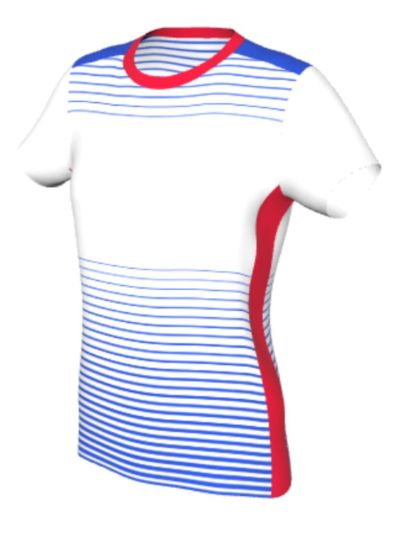Maglia Volley Femminile Grafica Definita Personalizzabile - Stile 016